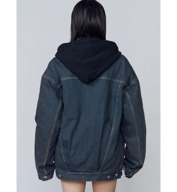 EMODA「ワイドオーバーデニムブルゾン」|ブルゾン・スタジャン|