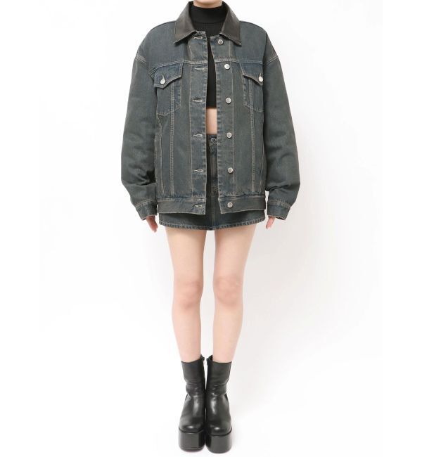 EMODA「ワイドオーバーデニムブルゾン」|ブルゾン・スタジャン|