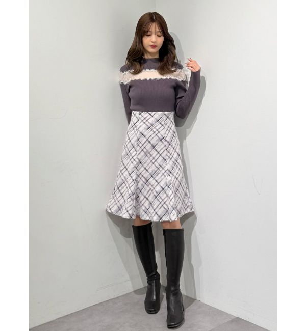 MERCURYDUO「レースカッティングニット」|ニット・セーター|