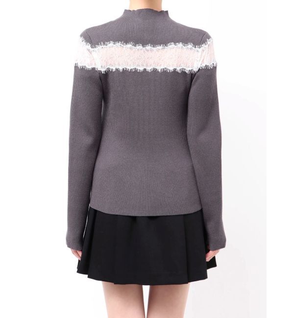 MERCURYDUO「レースカッティングニット」|ニット・セーター|