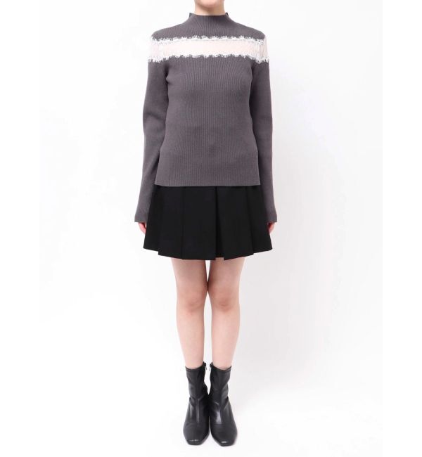 MERCURYDUO「レースカッティングニット」|ニット・セーター|