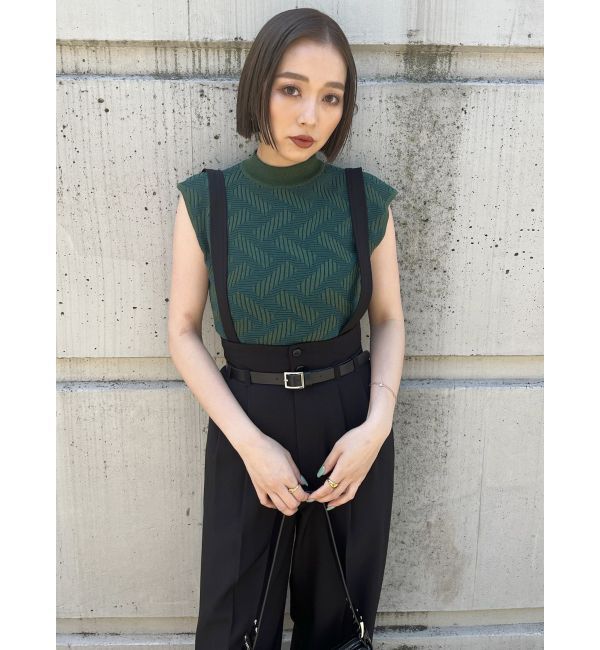 MURUA「フェイクレザーベルトサスペンダーパンツ【セット販売対象】」|その他|