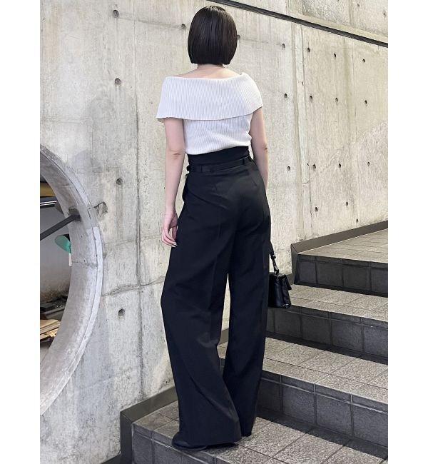 MURUA「フェイクレザーベルトサスペンダーパンツ【セット販売対象】」|その他|