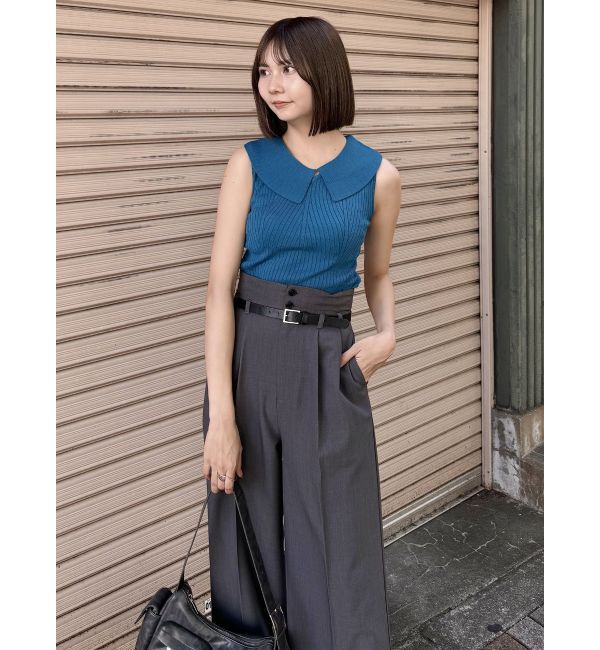 MURUA「フェイクレザーベルトサスペンダーパンツ【セット販売対象】」|その他|