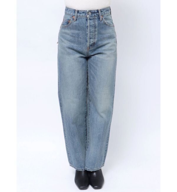 Ungrid「ハイウエストルーズストレートデニム」|デニム|