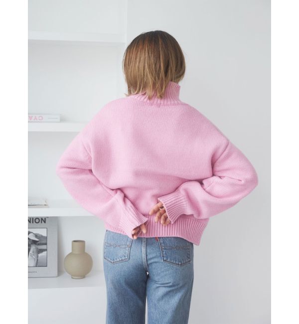 Ungrid「ハイネックボリュームカラーニット」|ニット・セーター|