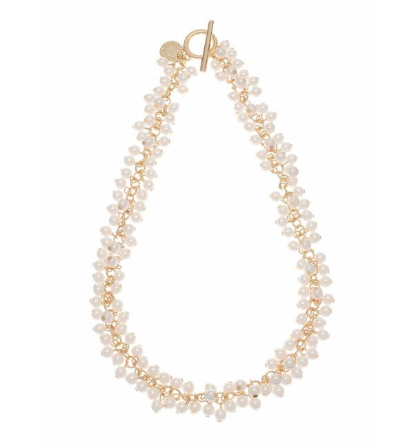 LAGUNAMOON「LADYフェイクパールバブルネックレス」|ネックレス|アイボリー