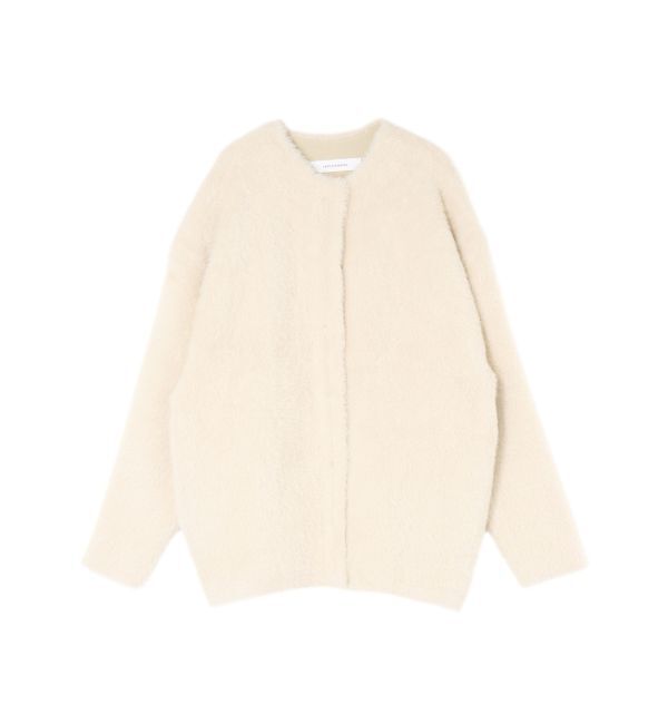 LAGUNAMOON「【REVIVAL】ミニシャギーセッケツニットカーデ」|カーディガン|