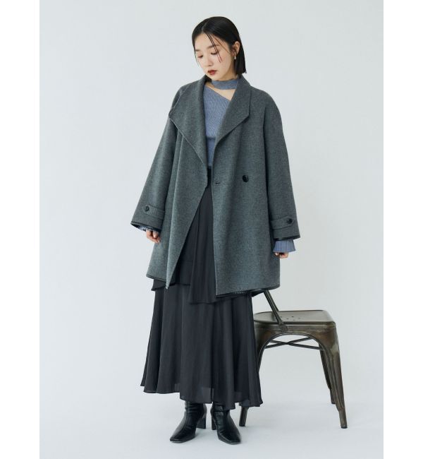 LAGUNAMOON「ラペルリバーコート」|その他|