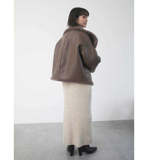 LAGUNAMOON「【REVIVAL】フェイクムートンスタンドカラーコート」|その他|