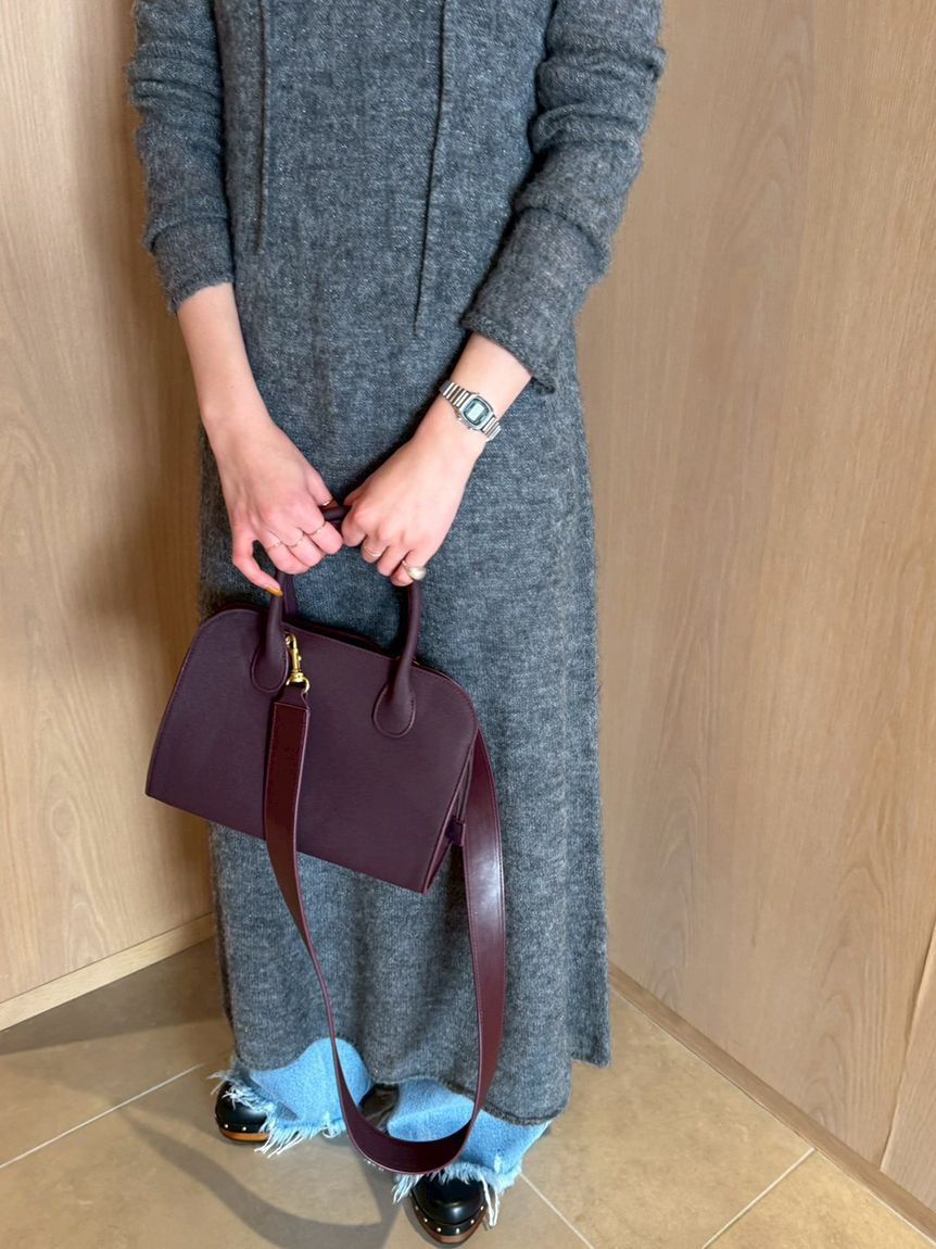 Mila Owen「巾着付きボストンショルダーバッグ」|ショルダー・メッセンジャー|