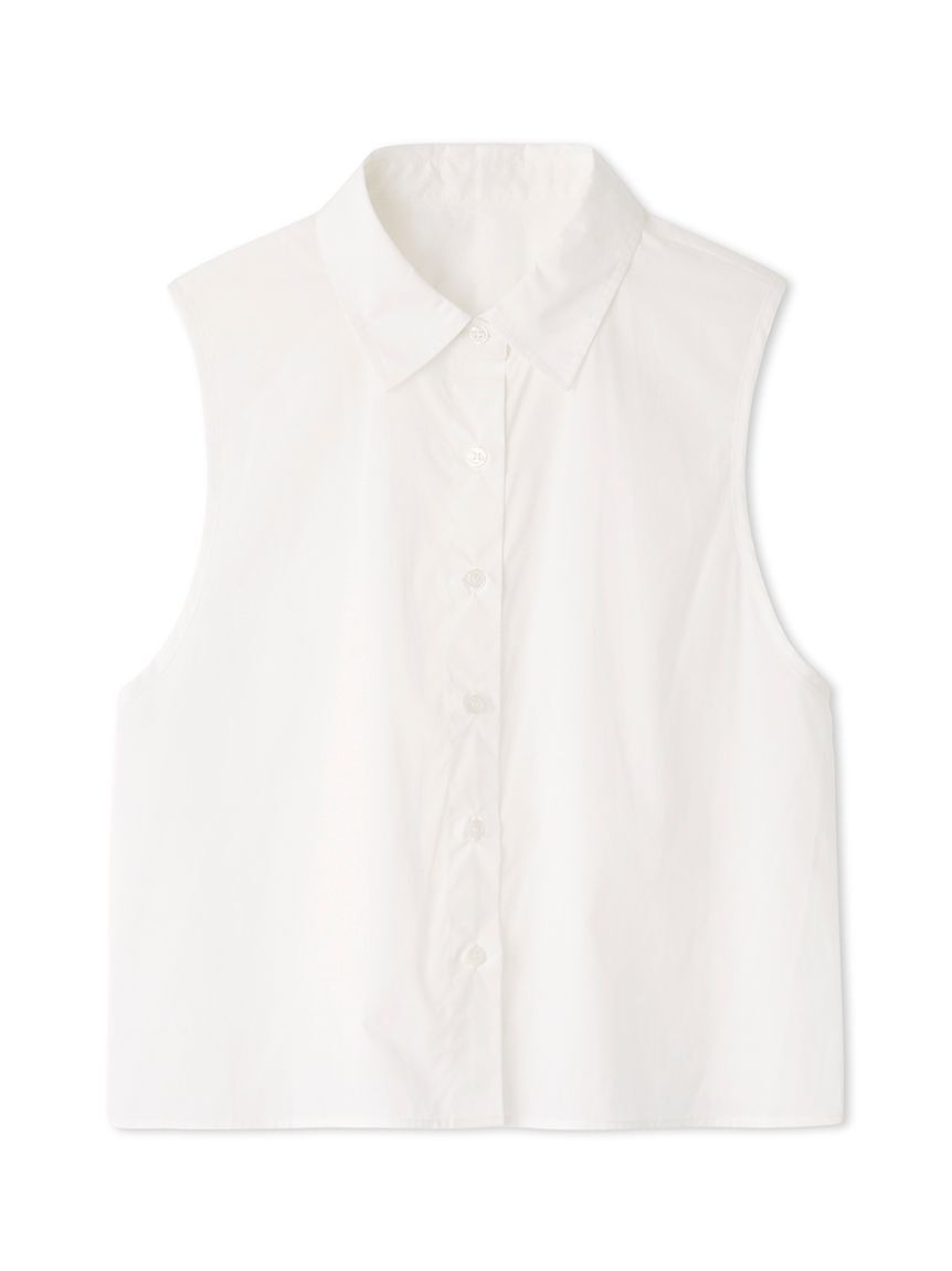 Mila Owen「【セットアイテム】シャツレイヤードケーブル短丈ニット」|ニット・セーター|