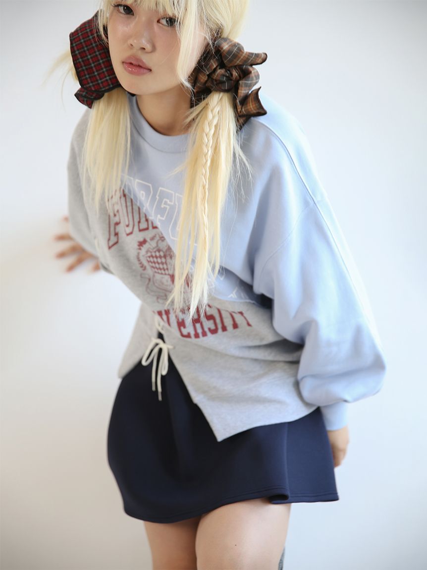 FURFUR「【WEB・一部店舗限定カラー】ポンチフレアミニスカート」|スカート|