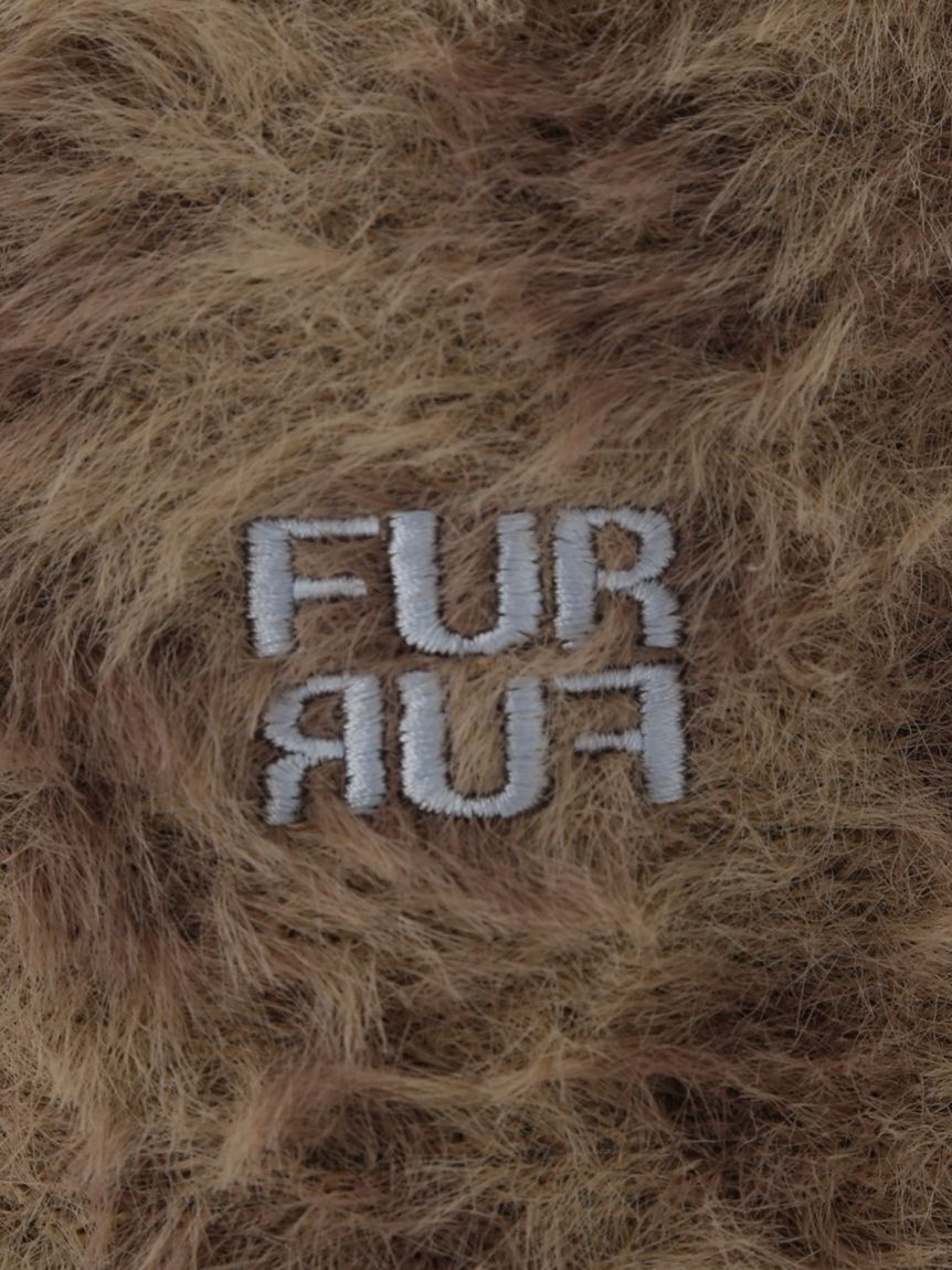 FURFUR「ロゴ刺繍エコファーバケットハット」|ハット|