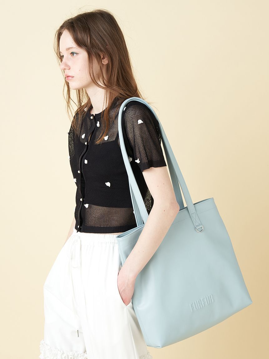 FURFUR「【新色追加】エンボスロゴトートバッグＭ」|トートバッグ|