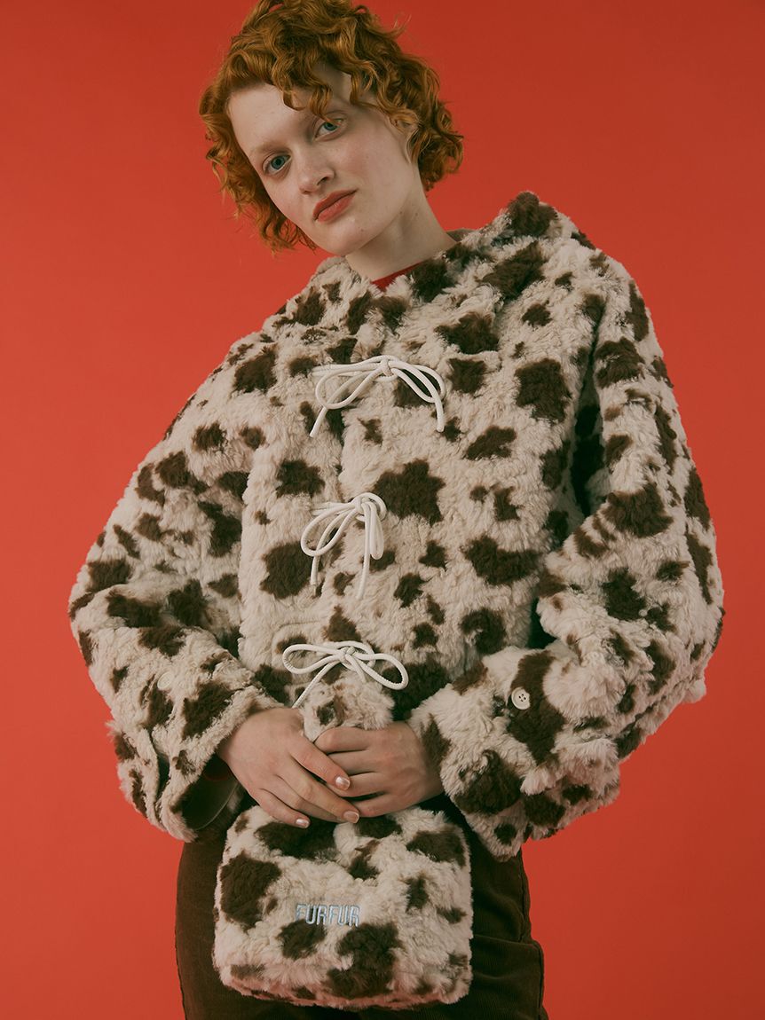 FURFUR「リボンショートダッフルコート」|ダッフルコート|