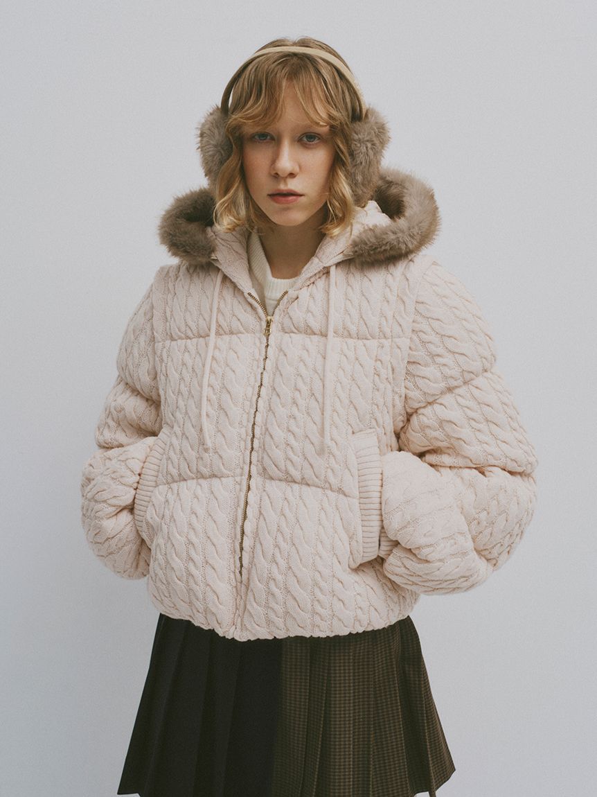 FURFUR「4WAYニットパディングジャケット」|ダウン|