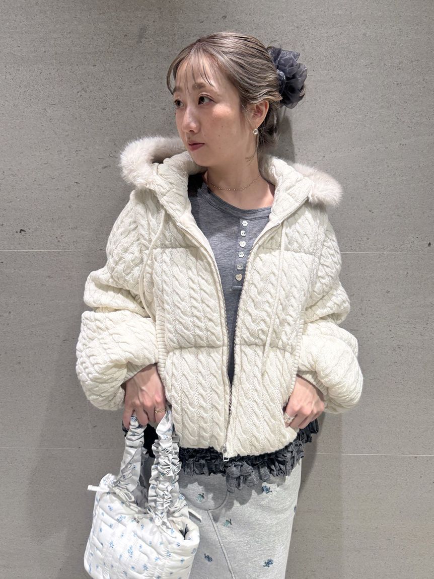 FURFUR「4WAYニットパディングジャケット」|ダウン|