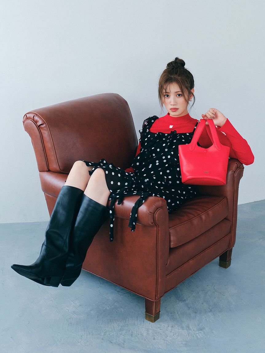 FURFUR「フリルキャミソールワンピース」|ワンピース|