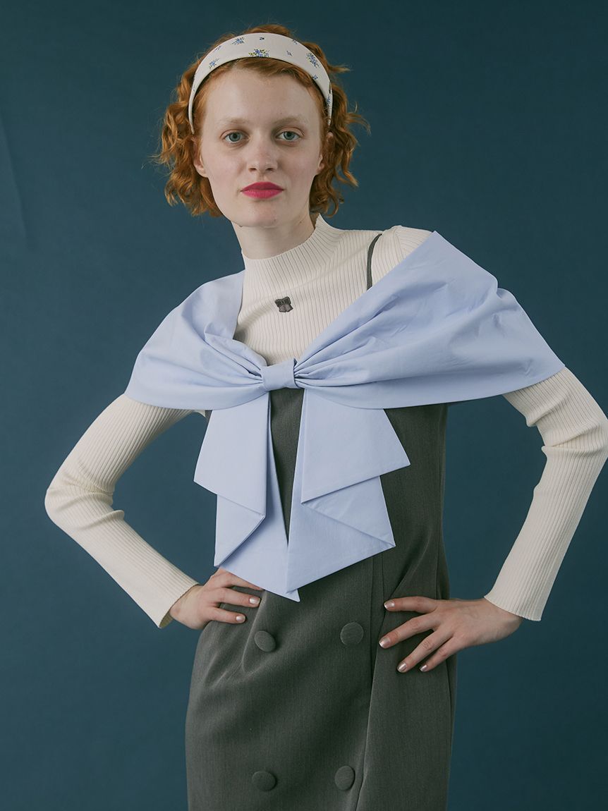 FURFUR「ビッグリボンオフショルワンピース」|ワンピース|