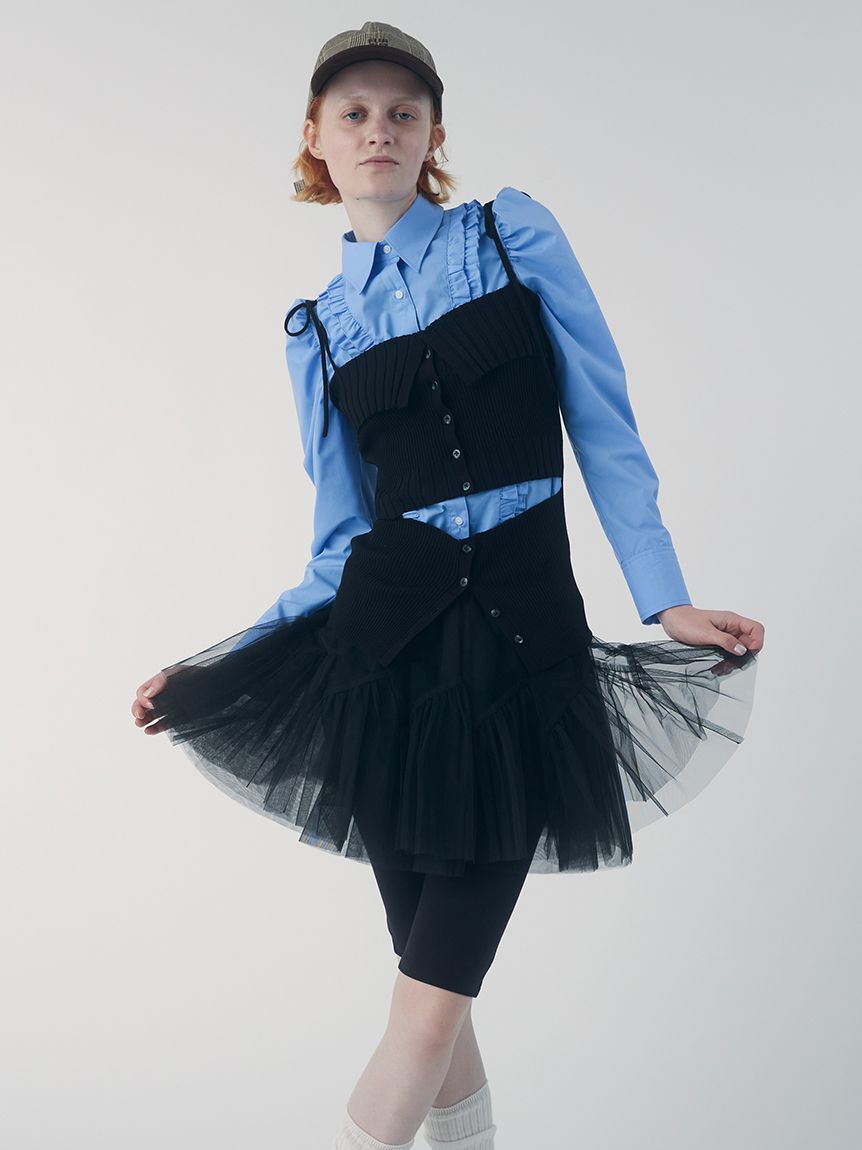 FURFUR「コンパクトパフスリーブシャツ」|シャツ・ブラウス|