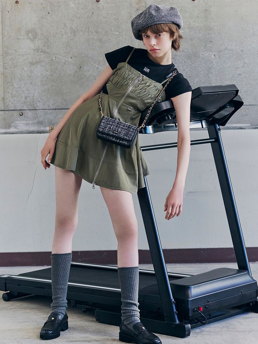 FURFUR「ミリタリーキャミソールワンピース」|ワンピース|