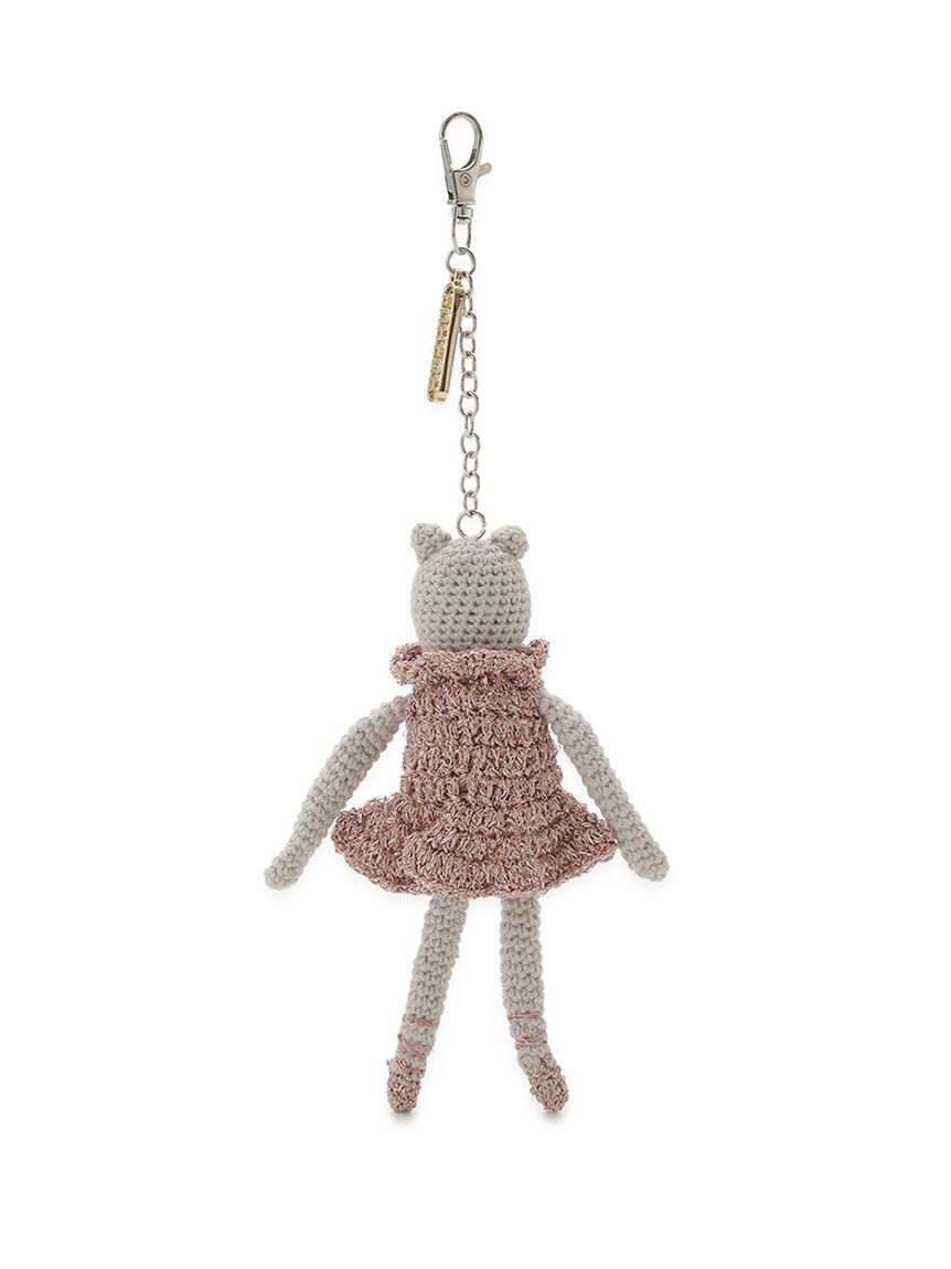 FURFUR「プリマキャットモチーフクロシェチャーム」|キーケース|