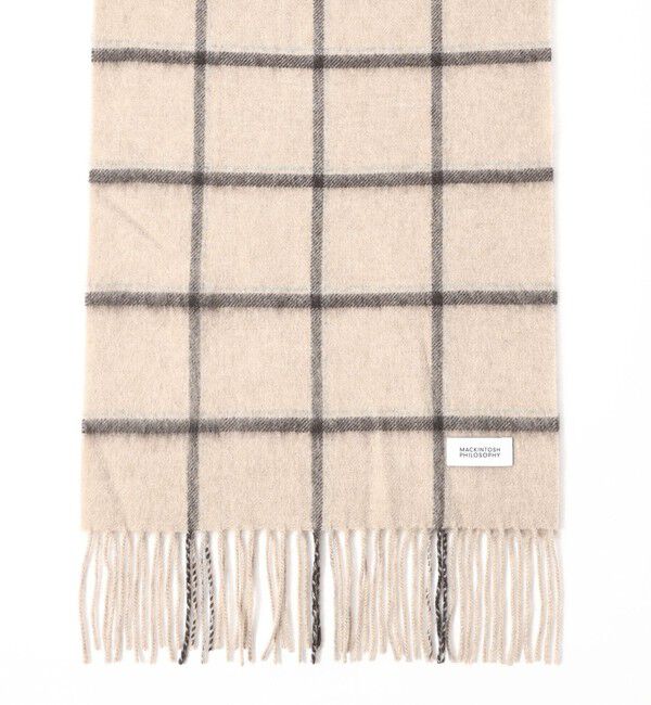 MACKINTOSH PHILOSOPHY「ウォッシャブルカシミヤ ブリティッシュチェックマフラー」|マフラー|