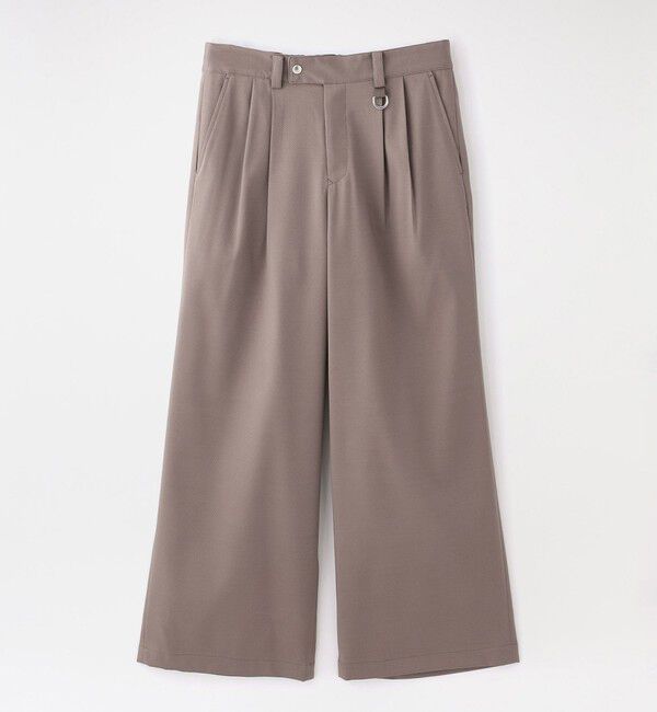  「ハードコーティング2タックバギーパンツ」|その他|ベージュ