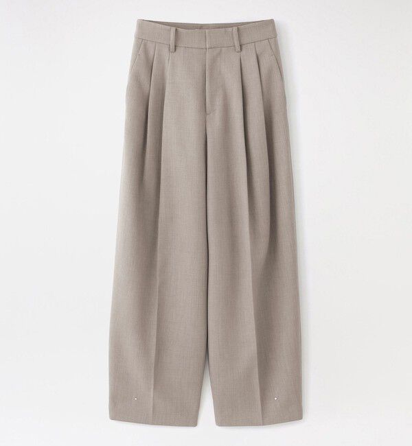  「カーヴィーパンツ」|その他|ベージュ