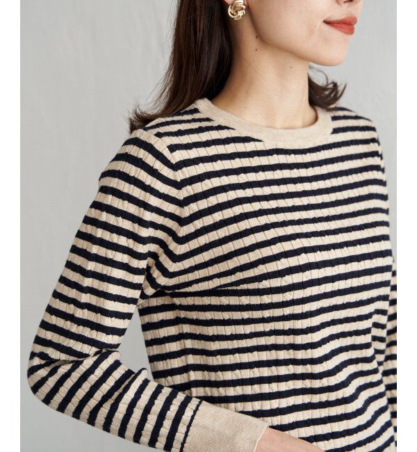 IKKA LOUNGE「ミニケーブルニットプルオーバー」|プルオーバー|