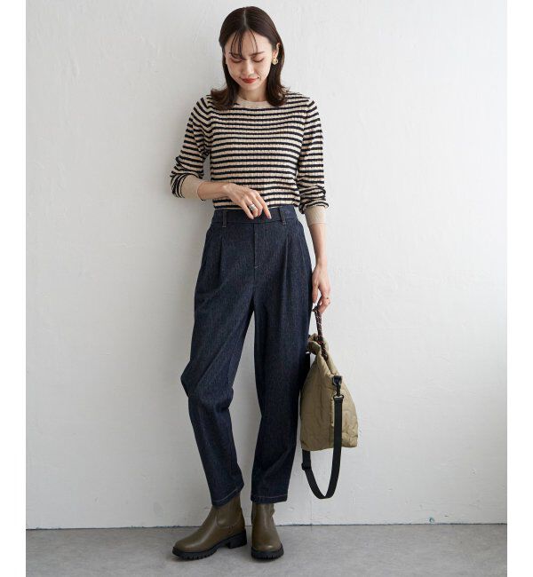 IKKA LOUNGE「ミニケーブルニットプルオーバー」|プルオーバー|