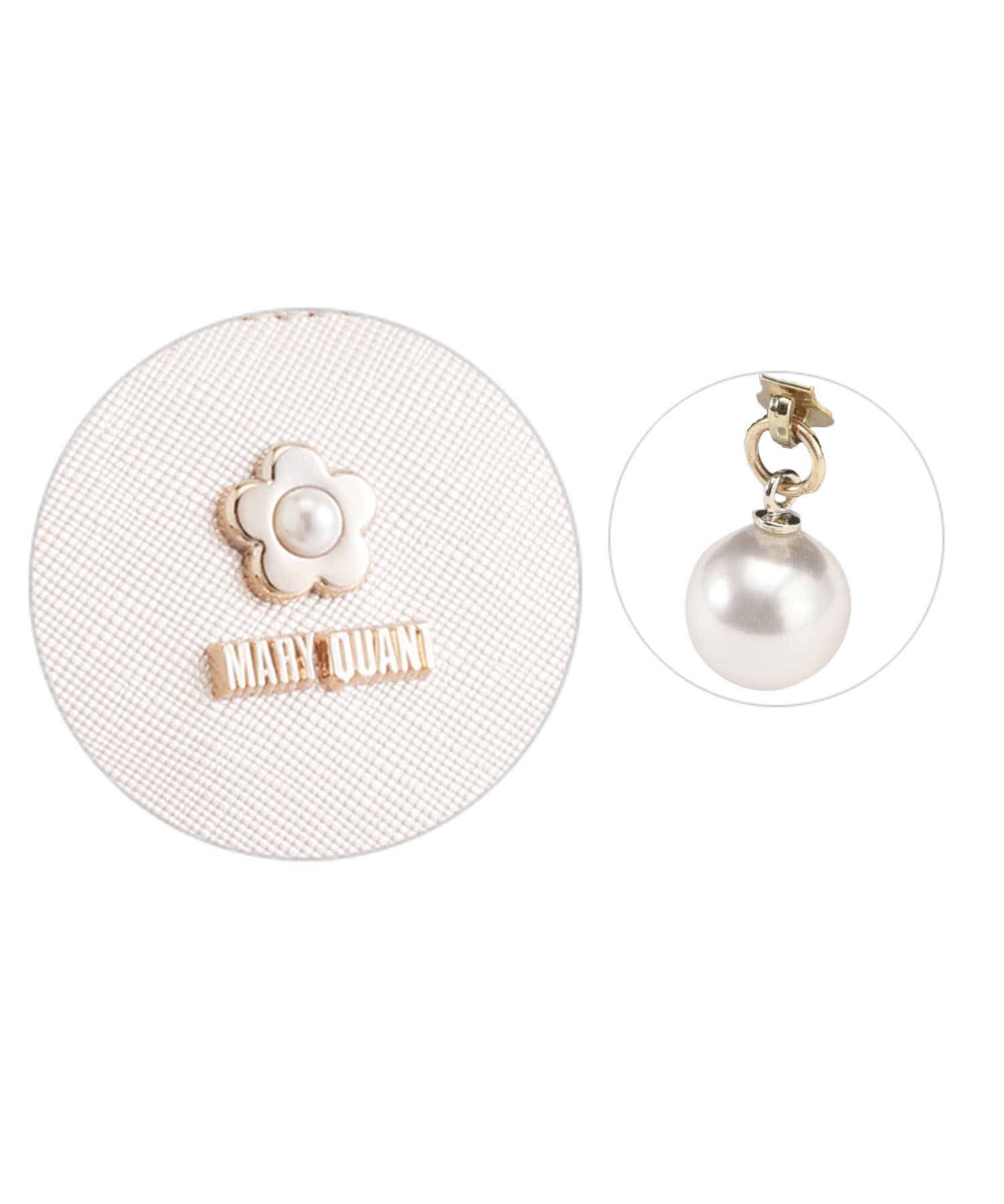 MARY QUANT「サフィアーノパール 3ポケットポーチ」|ポーチ|