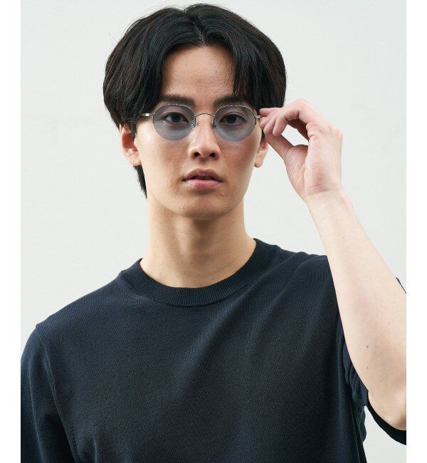  「SUNCUTGlasses/UV100%CUT サングラス カラーレンズ メタルフレーム UVカット 紫外線対策 Zoff」|サングラス|