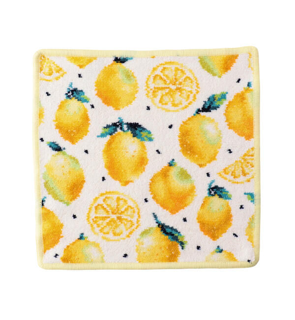 LOVERARY BY FEILER「レモンドット　ハンカチ」|ハンカチ|ホワイト