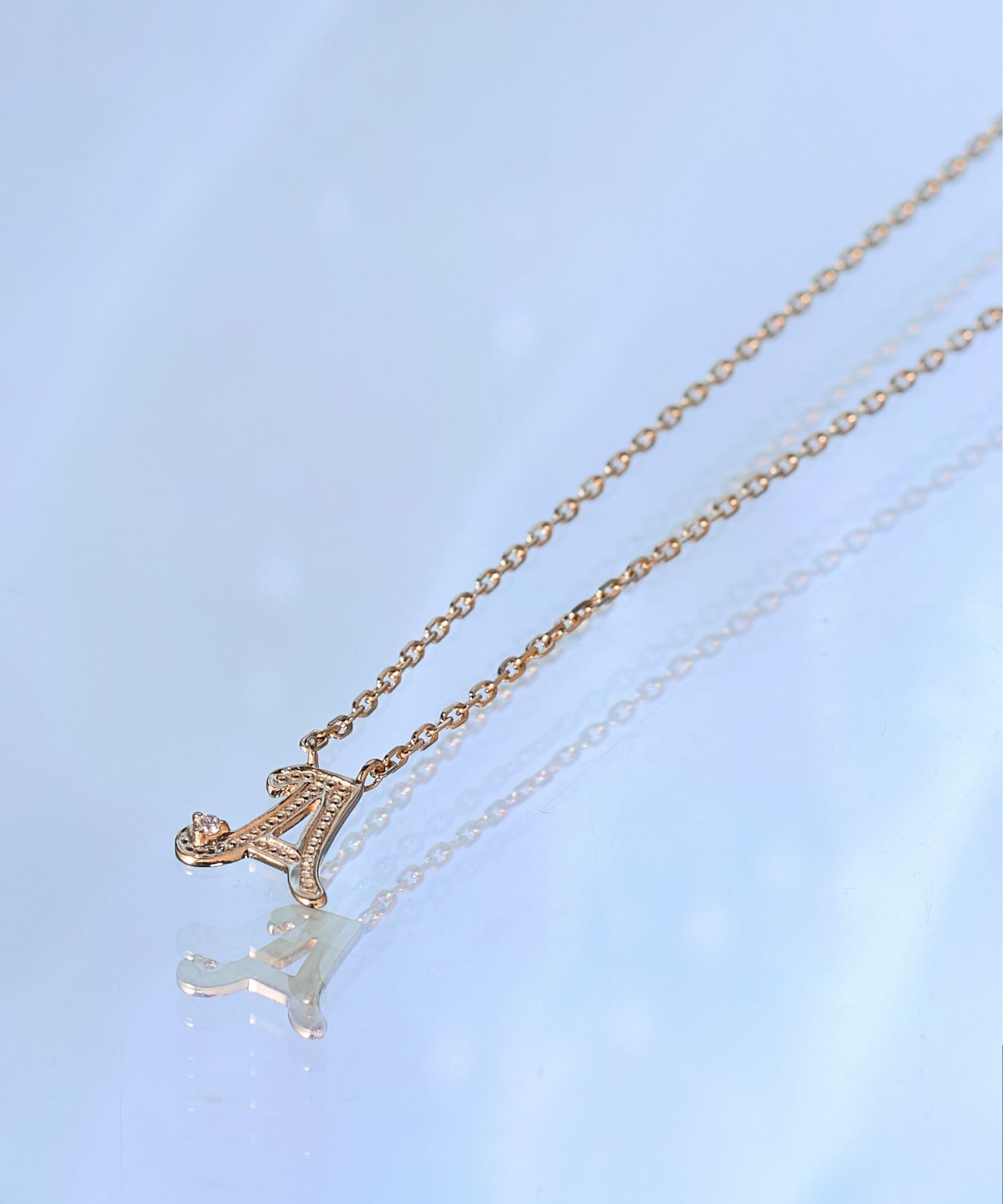 JUPITER「【SV】イニシャルダイヤモンドネックレス」|ネックレス|