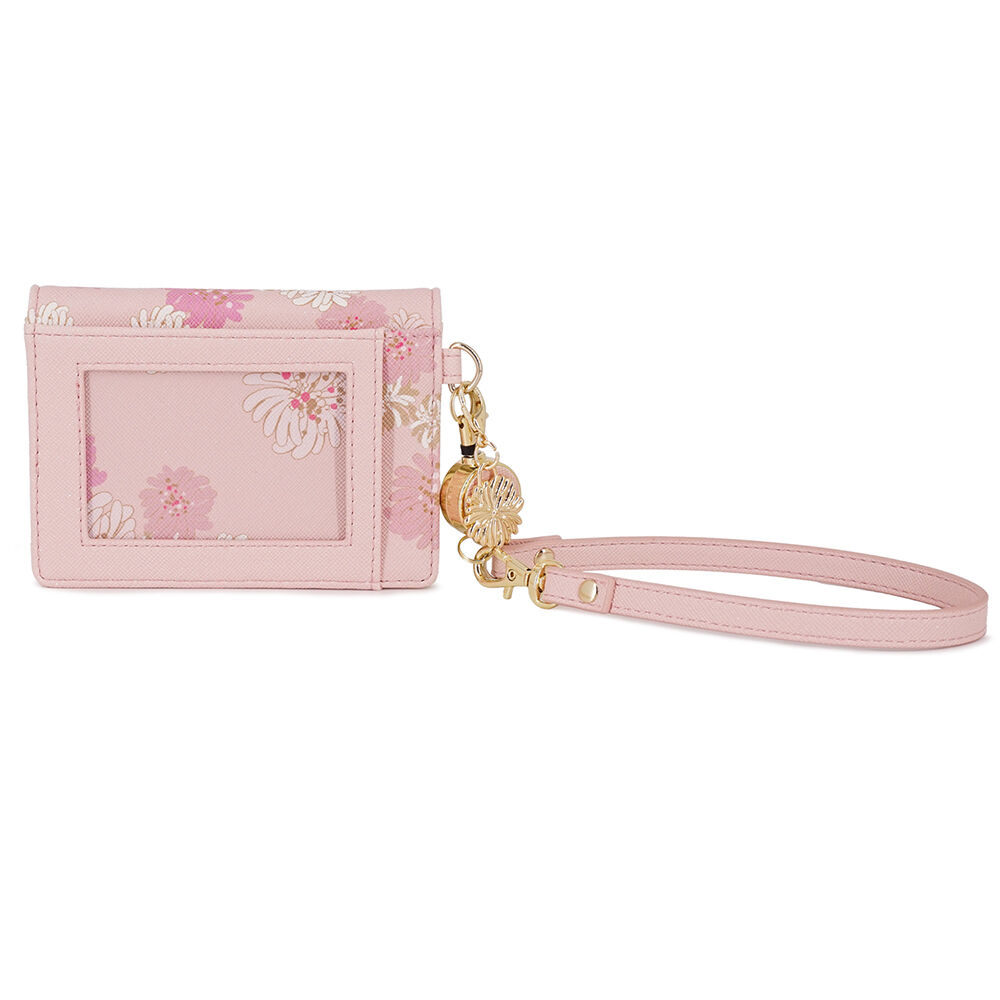 PAUL&JOE「２面パスケース／クリザンテーム　ラメ　／ＰＡＵＬ　＆　ＪＯＥ」|定期入れ|