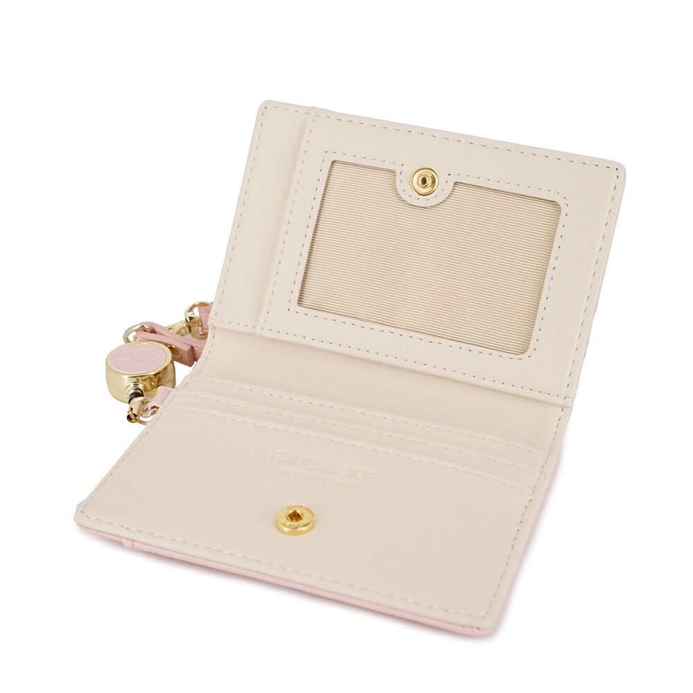 PAUL&JOE「２面パスケース／クリザンテーム　ラメ　／ＰＡＵＬ　＆　ＪＯＥ」|定期入れ|