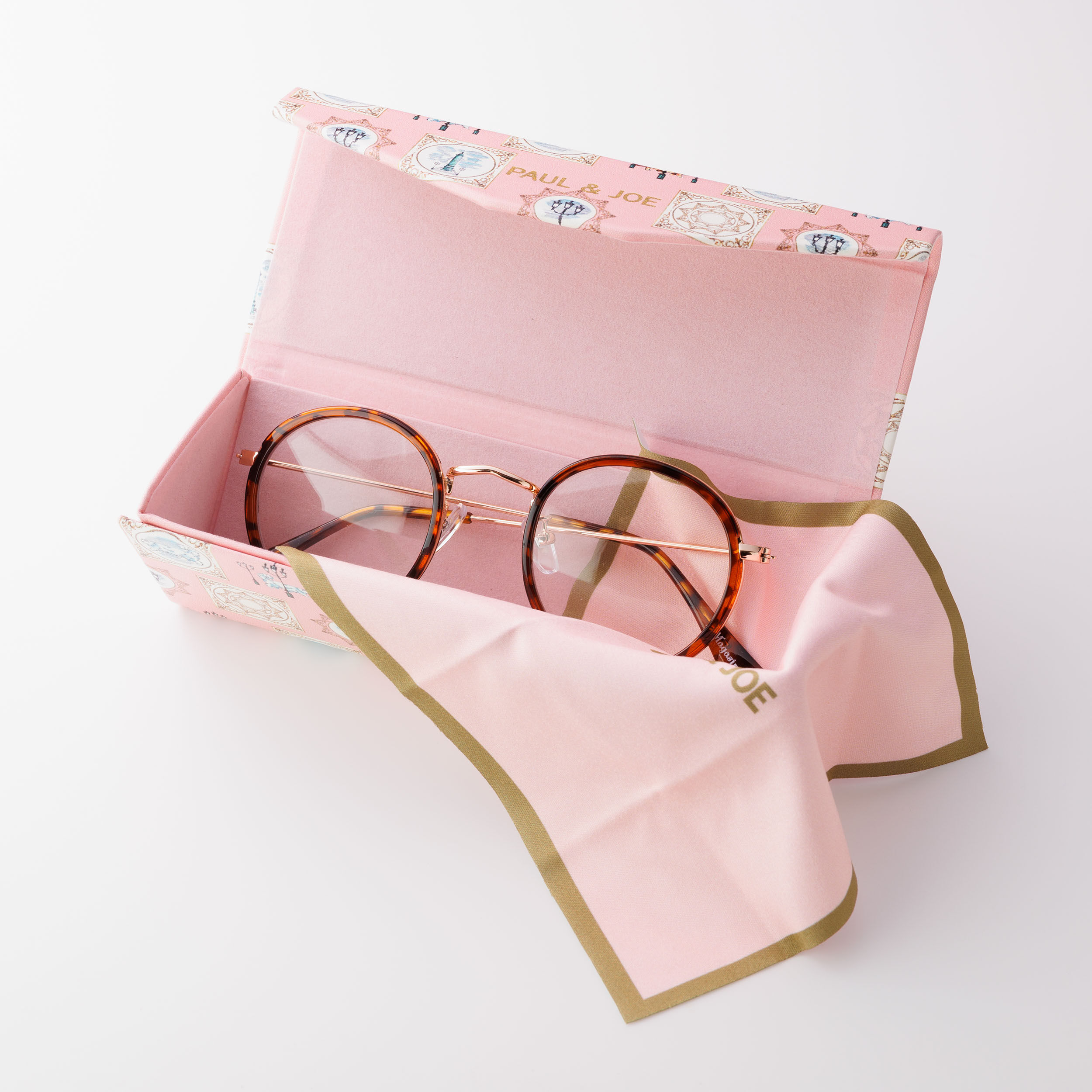 PAUL&JOE「スリムメガネケース／ポール＆ジョー」|メガネ|ピンク