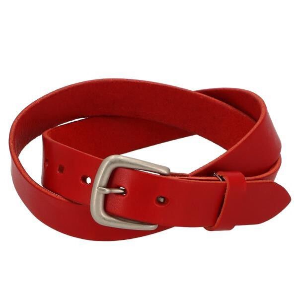 BACKYARD FAMILY「ベルト 栃木レザー 通販 カジュアル ジーンズメンズ 本革 日本製 おしゃれ ブランド 革ベルト」|ベルト|レッド1