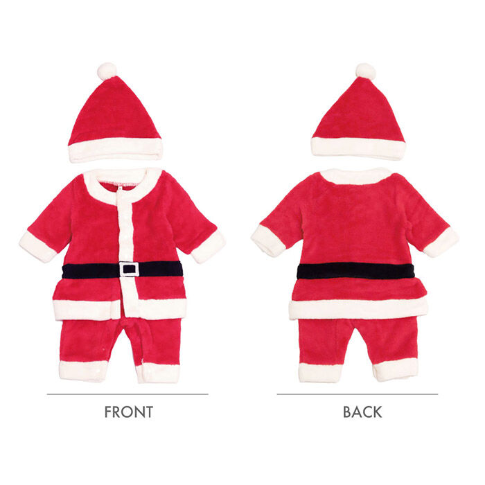 BACKYARD FAMILY「赤ちゃん クリスマス 服 通販 サンタ 衣装 サンタクロース カバーオール ベビー服 男の子」|その他ベビーウェア|