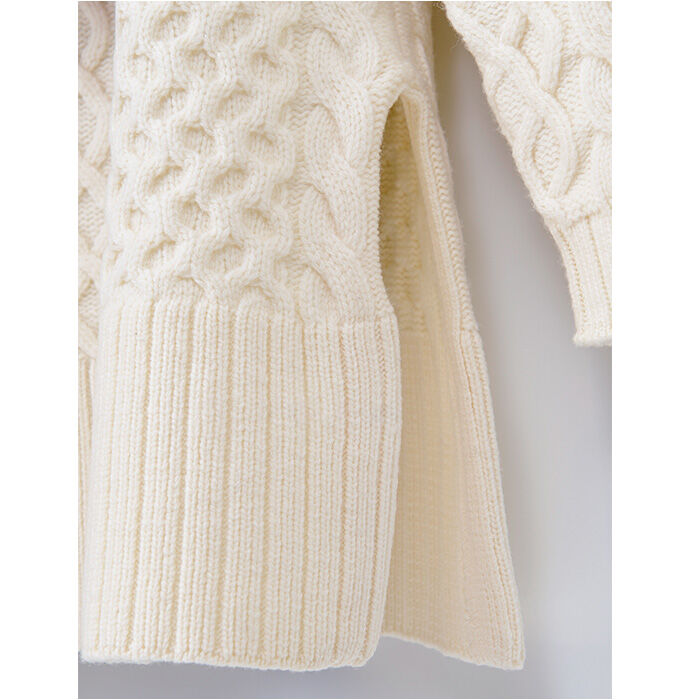 BACKYARD FAMILY「MIND マインド ケーブルニット セーター レディース 長袖 通販 プルオーバー 重ね着」|ニット・セーター|