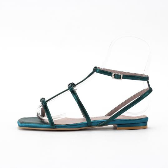 銀座かねまつ「AP250371METPCK 【本革】【PREMIERE PORTE】ストリングサンダル」|サンダル|