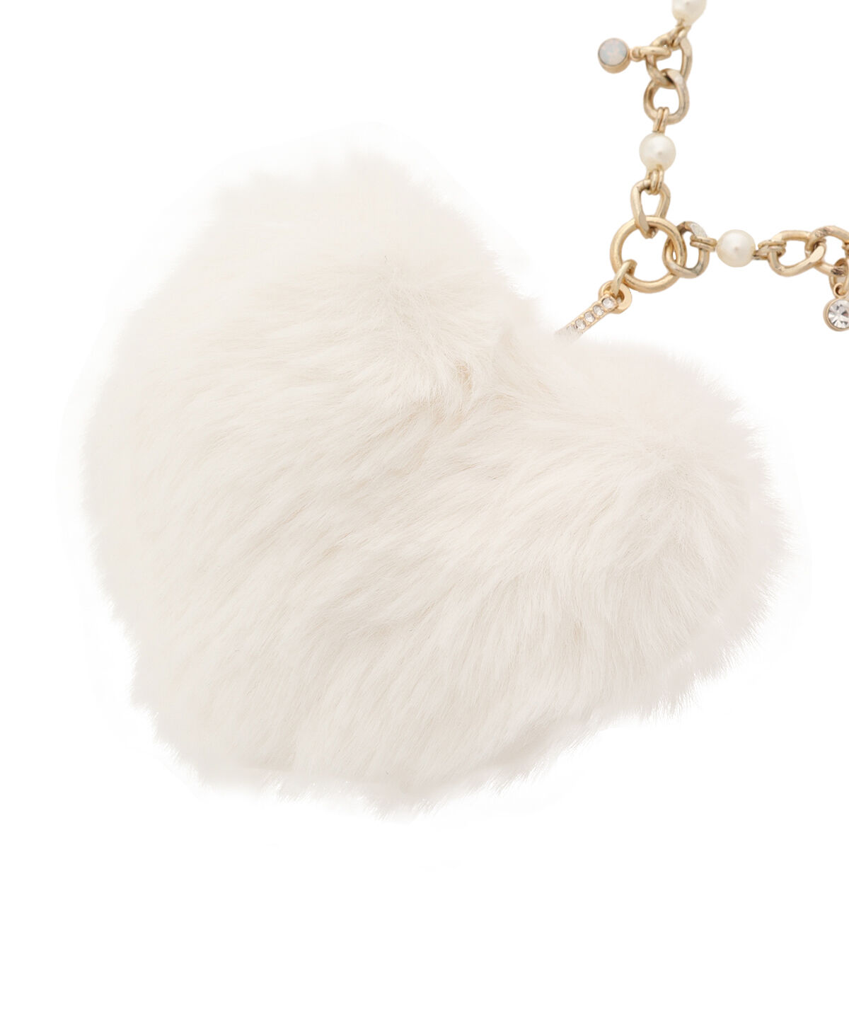 Samantha Thavasa「ハートファーバッグチャーム」|チャーム・キーホルダー|