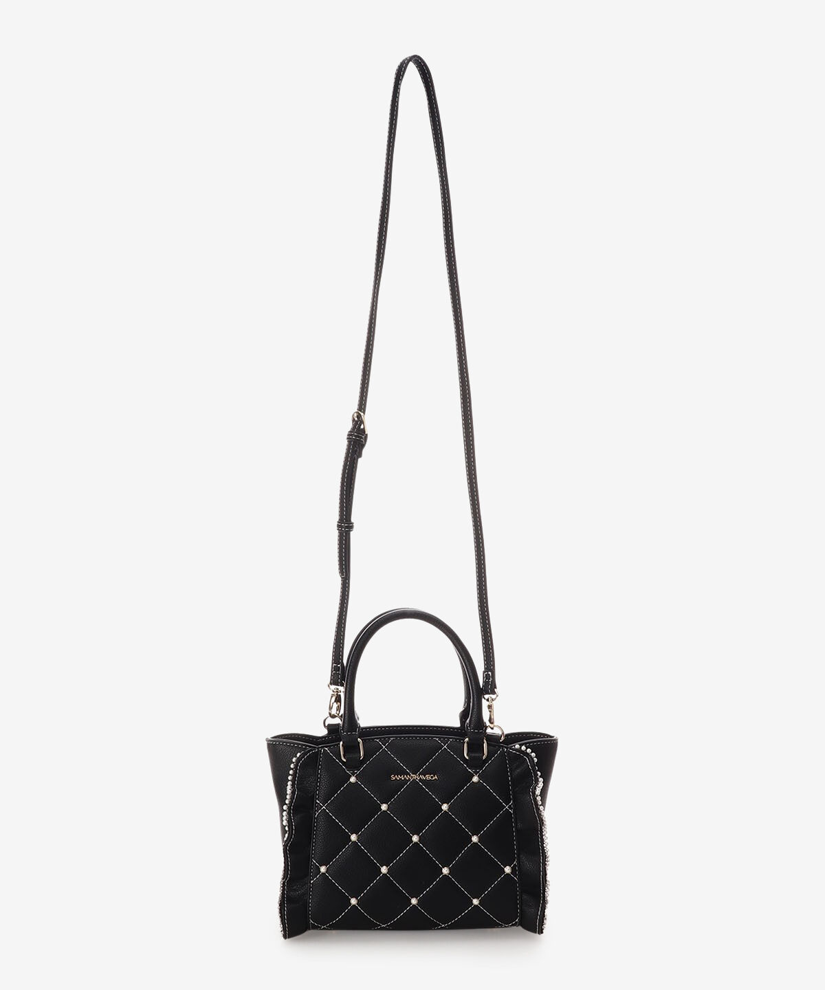 Samantha Vega「キルティングパールフラッター（ミニ）」|ショルダー・メッセンジャー|