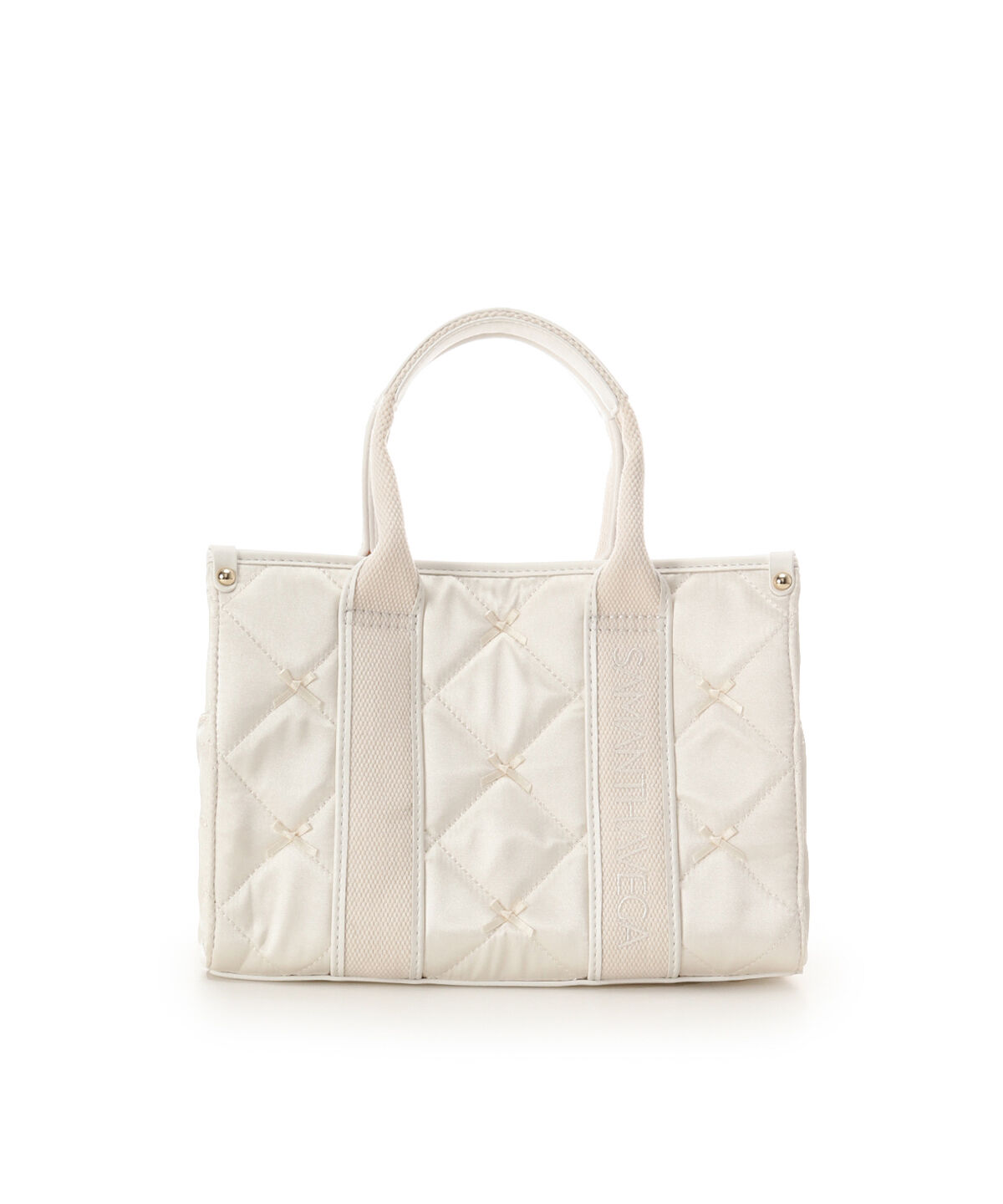 Samantha Vega「ロゴテープリボン　ハンドバッグ」|ハンドバッグ|