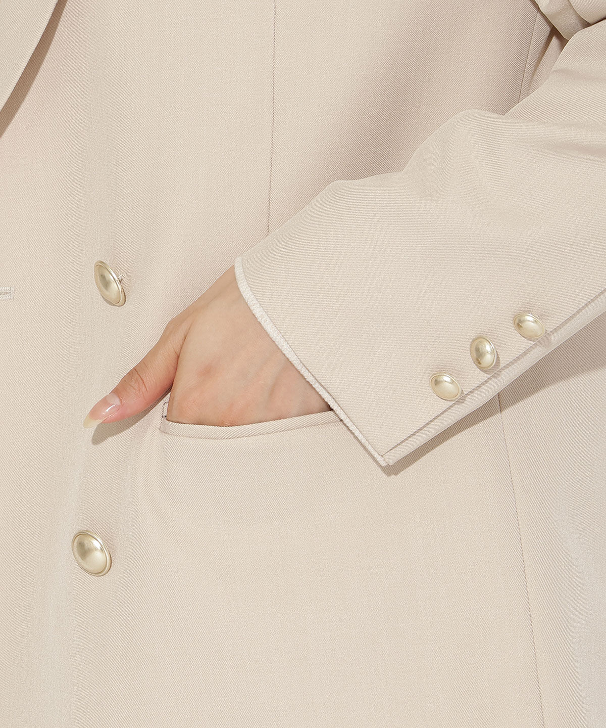 アンドクチュール「ダブルブレストテーラードジャケット」|テーラードジャケット|