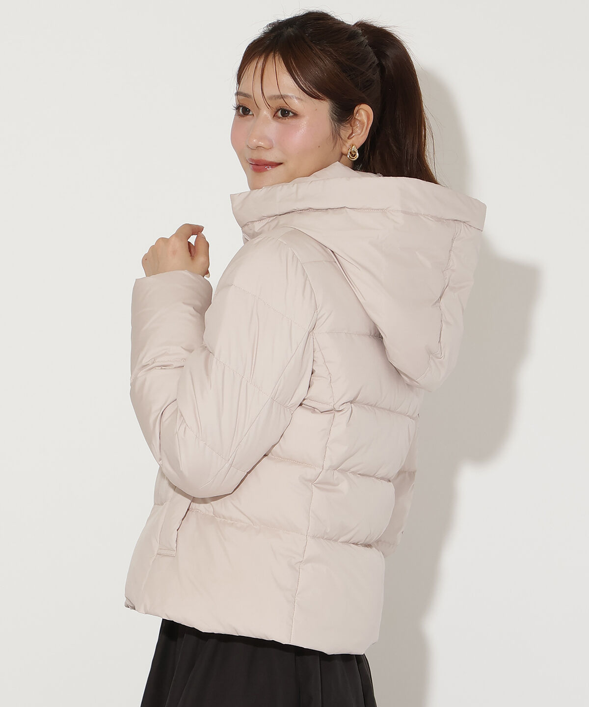 アンドクチュール「FOXファー付きプレミアムショートダウン」|ダウン|