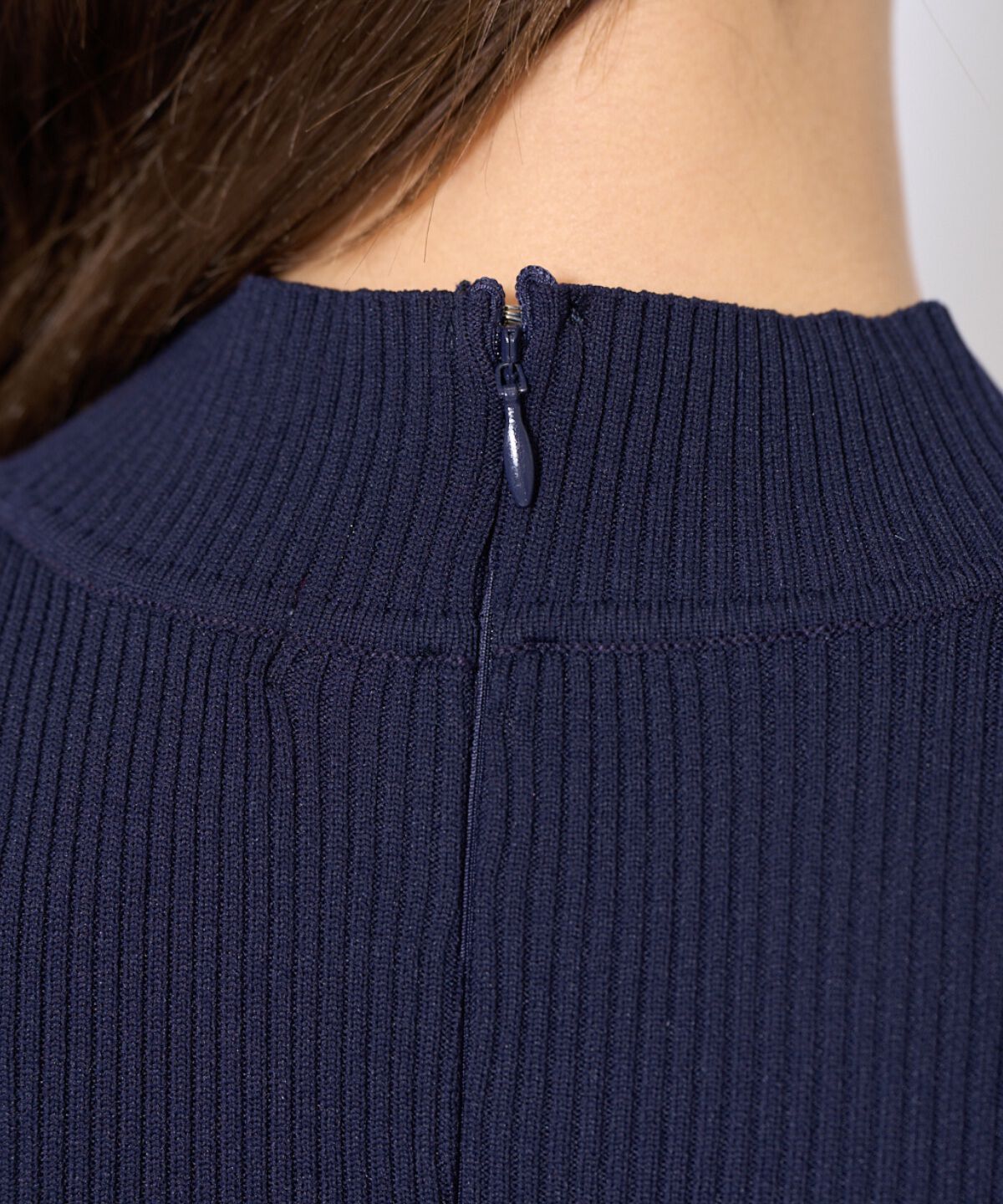 アンドクチュール「配色ドッキングワンピース」|ワンピース|