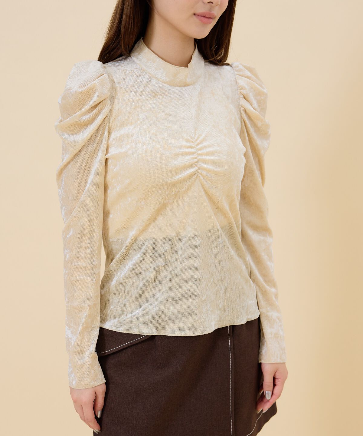 REDYAZEL「ベロアチュールトップス」|Tシャツ・カットソー|